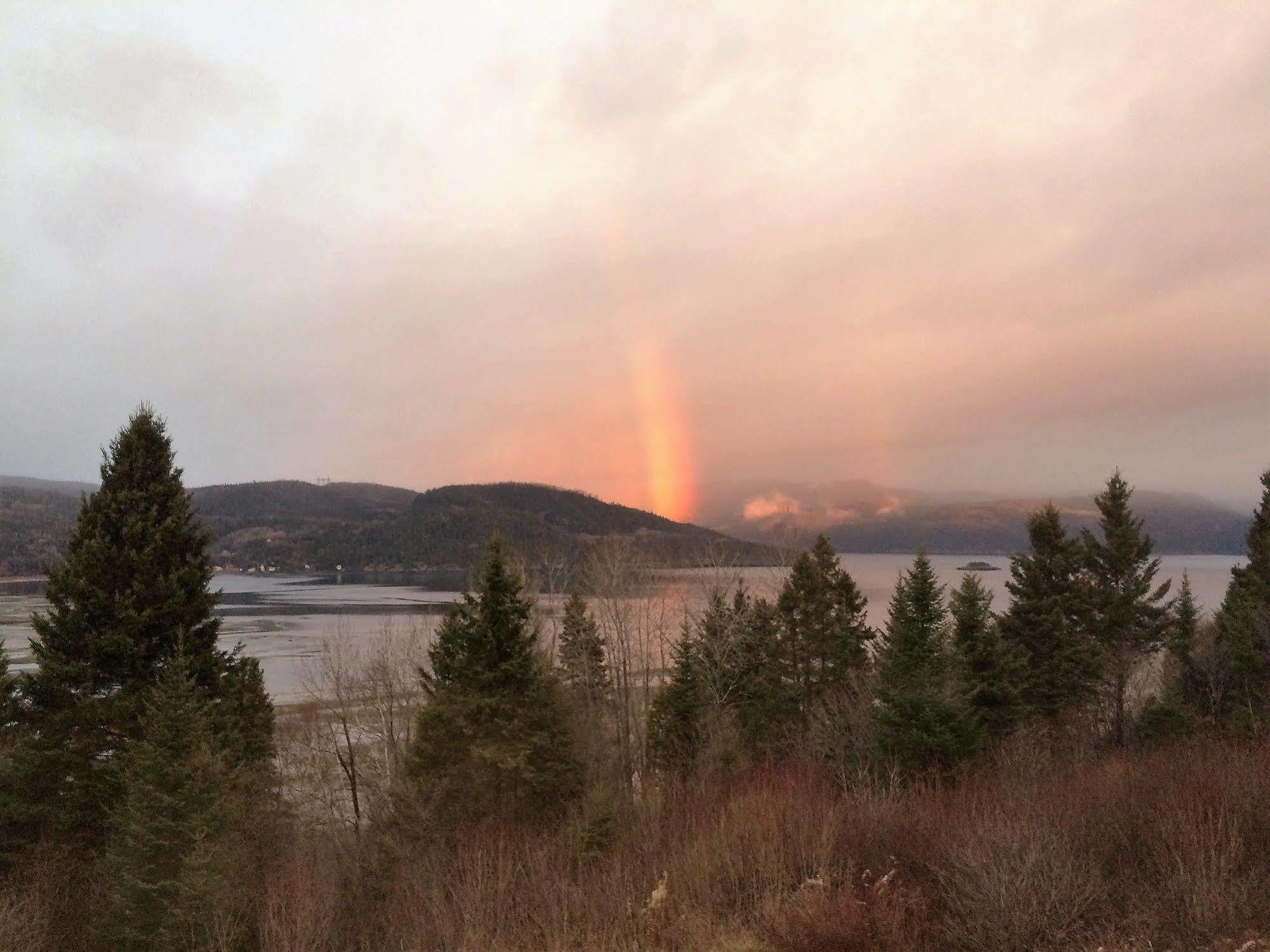 Appartement Panoramique du Fjord à LʼAnse-Saint-Jean Extérieur photo