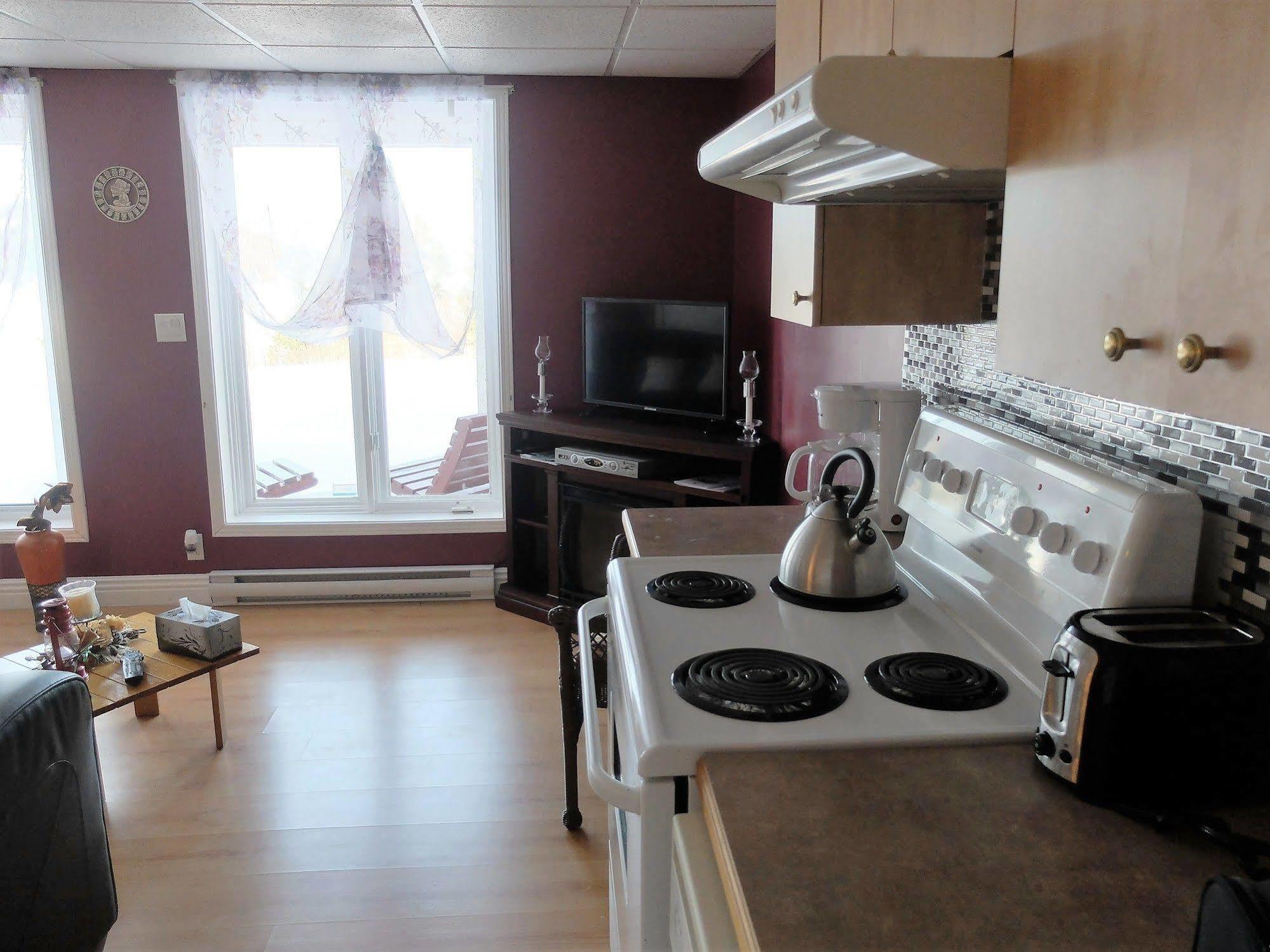 Appartement Panoramique du Fjord à LʼAnse-Saint-Jean Extérieur photo