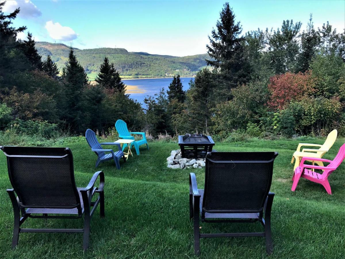 Appartement Panoramique du Fjord à LʼAnse-Saint-Jean Extérieur photo