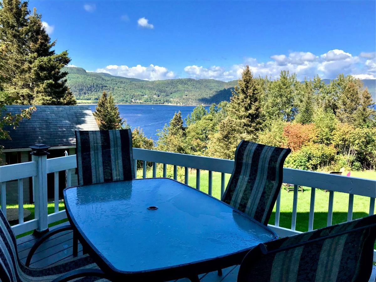Appartement Panoramique du Fjord à LʼAnse-Saint-Jean Extérieur photo