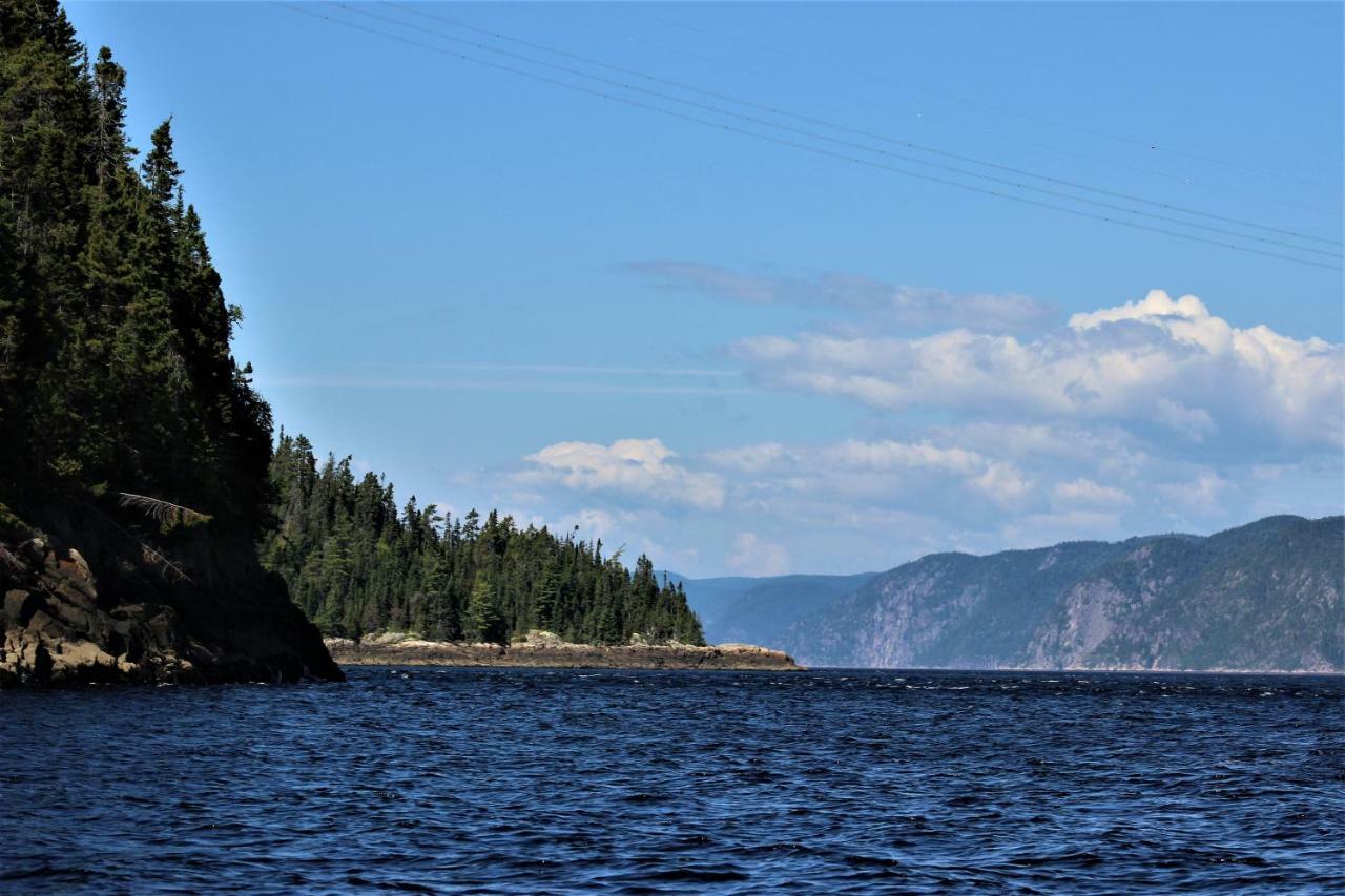 Appartement Panoramique du Fjord à LʼAnse-Saint-Jean Extérieur photo